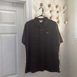 LACOSTE - Tennis Golf Polo - Brown - Size Large